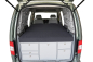 Preview: VanEssa mobilcamping Schlafsystem zur Küche - VW Caddy Maxi 3 / 4 im Auto Heck
